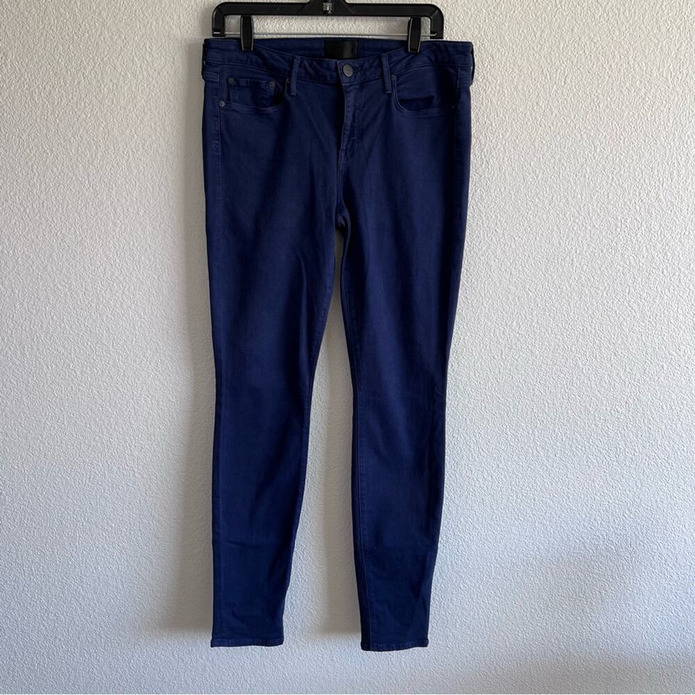 Vince‎ Women's Riley Legging in Blue Marine Slim Leg Denim Dark Wash Stretch